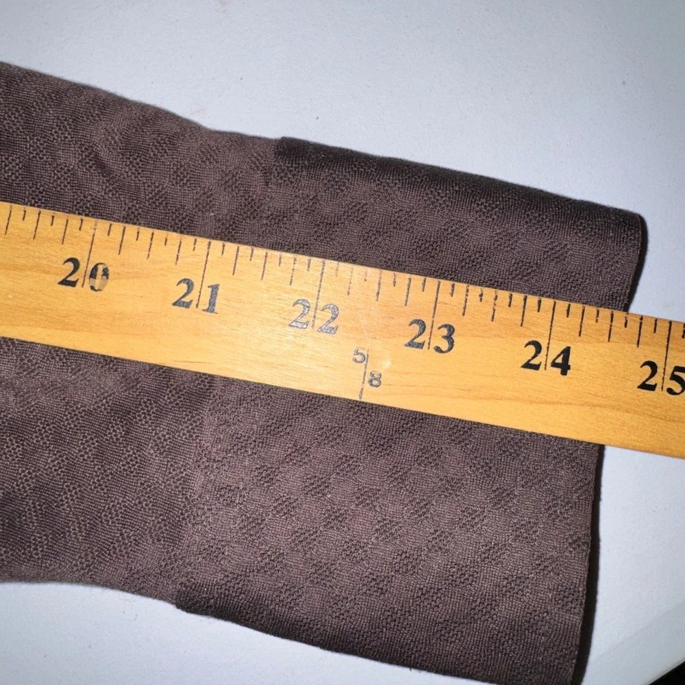 Banana Republic Textured Button Down Shirt Brown Small Geometric Long Sleeve